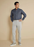 Brooks Brothers Normal Bel Düz Paça Standart Gri Erkek Pantolon BBSS25MPT014