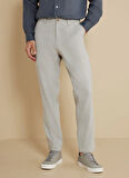 Brooks Brothers Normal Bel Düz Paça Standart Gri Erkek Pantolon BBSS25MPT014