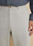 Brooks Brothers Normal Bel Düz Paça Standart Gri Erkek Pantolon BBSS25MPT014
