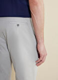 Brooks Brothers Normal Bel Düz Paça Standart Açık Gri Erkek Pantolon BBSS25MPT001
