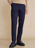 Brooks Brothers Normal Bel Düz Paça Standart Lacivert Erkek Pantolon BBSS25MPT001
