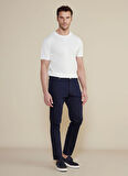 Brooks Brothers Normal Bel Düz Paça Standart Lacivert Erkek Pantolon BBSS25MPT005