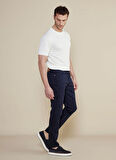 Brooks Brothers Normal Bel Düz Paça Standart Lacivert Erkek Pantolon BBSS25MPT005