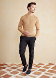 Brooks Brothers Normal Bel Düz Paça Standart Lacivert Erkek Pantolon BBSS25MPT009