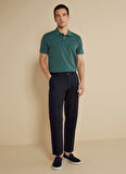 Brooks Brothers Normal Bel Düz Paça Standart Lacivert Erkek Pantolon BBSS25MPT011