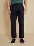 Brooks Brothers Normal Bel Düz Paça Standart Lacivert Erkek Pantolon BBSS25MPT011