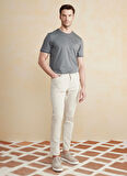 Brooks Brothers Normal Bel Düz Paça Standart Bej Erkek Pantolon BBSS25MPT005