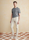 Brooks Brothers Normal Bel Düz Paça Standart Bej Erkek Pantolon BBSS25MPT005