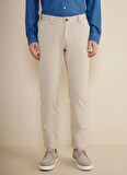 Brooks Brothers Normal Bel Düz Paça Standart Bej Erkek Pantolon BBSS25MPT009