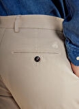 Brooks Brothers Normal Bel Düz Paça Standart Bej Erkek Pantolon BBSS25MPT009