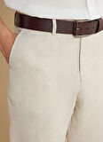 Brooks Brothers Normal Bel Düz Paça Standart Bej Erkek Pantolon BBSS25MPT012
