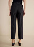 Brooks Brothers Normal Bel Standart Siyah Kadın Pantolon BBSS25FPT011