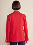 Brooks Brothers Slim Fit Kırmızı Kadın Ceket BBSS25FBL007