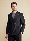 Brooks Brothers Slim Fit Siyah Erkek Ceket BBSS25MBL018