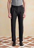 Brooks Brothers Normal Bel Düz Paça Standart Siyah Erkek Pantolon BBSS25MPT018