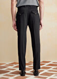 Brooks Brothers Normal Bel Düz Paça Standart Siyah Erkek Pantolon BBSS25MPT018