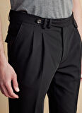 Brooks Brothers Normal Bel Düz Paça Standart Siyah Erkek Pantolon BBSS25MPT018