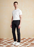 Brooks Brothers Normal Bel Düz Paça Standart Siyah Erkek Pantolon BBSS25MPT020