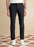 Brooks Brothers Normal Bel Düz Paça Standart Siyah Erkek Pantolon BBSS25MPT020