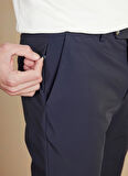 Brooks Brothers Normal Bel Düz Paça Standart Lacivert Erkek Pantolon BBSS25MPT022