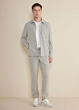 Brooks Brothers Normal Bel Düz Paça Standart Gri Erkek Pantolon BBSS25MPT003