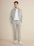 Brooks Brothers Normal Bel Düz Paça Standart Gri Erkek Pantolon BBSS25MPT003