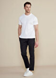 Brooks Brothers Normal Bel Düz Paça Standart Siyah Erkek Pantolon BBSS25MPT002
