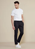 Brooks Brothers Normal Bel Düz Paça Standart Siyah Erkek Pantolon BBSS25MPT002