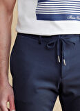 Brooks Brothers Normal Bel Düz Paça Standart Lacivert Erkek Pantolon BBSS25MPT002