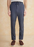 Brooks Brothers Normal Bel Düz Paça Standart Lacivert Erkek Pantolon BBSS25MPT003
