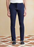 Brooks Brothers Normal Bel Düz Paça Standart Lacivert Erkek Pantolon BBSS25MPT024