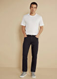 Brooks Brothers Normal Bel Düz Paça Slim Fit Siyah Erkek Pantolon BBSS25MPT025
