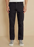 Brooks Brothers Normal Bel Düz Paça Slim Fit Siyah Erkek Pantolon BBSS25MPT025