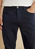 Brooks Brothers Normal Bel Düz Paça Slim Fit Lacivert Erkek Pantolon BBSS25MPT025
