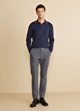 Brooks Brothers Normal Bel Düz Paça Standart Antrasit Erkek Pantolon BBFW25MPT008