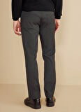 Brooks Brothers Normal Bel Düz Paça Standart Antrasit Erkek Pantolon BBFW25MPT010