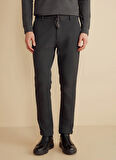 Brooks Brothers Normal Bel Düz Paça Standart Antrasit Erkek Pantolon BBFW25MPT014