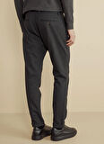 Brooks Brothers Normal Bel Düz Paça Standart Antrasit Erkek Pantolon BBFW25MPT014