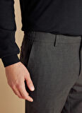 Brooks Brothers Normal Bel Düz Paça Standart Antrasit Erkek Pantolon BBFW25MPT023