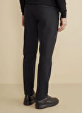 Brooks Brothers Normal Bel Düz Paça Standart Siyah Erkek Pantolon BBFW25MPT008