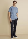 Brooks Brothers Normal Bel Düz Paça Standart Lacivert Erkek Pantolon BBFW25MPT011