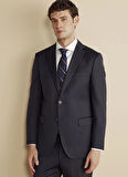 Brooks Brothers Normal Bel Slim Fit Lacivert Erkek Takım Elbise BBFW25MSU012