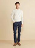 Brooks Brothers Normal Bel Düz Paça Standart Lacivert Erkek Pantolon BBFW25MPT016