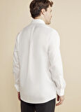 Brooks Brothers Regular Fit Klasik Yaka Beyaz Erkek Gömlek BBFW25MSH021