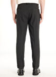 Ted Baker Normal Bel Duble Paça Tapered Fit Antrasit Erkek Pantolon TBMRTR1003
