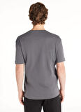 Ted Baker Bisiklet Yaka Düz Antrasit Erkek T-Shirt TBMRTS1044