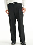 Ted Baker Normal Bel Geniş Paça Bol Kesim Siyah Erkek Pantolon TBMRTR1010