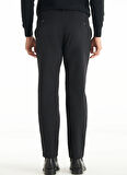Ted Baker Bağlamalı Bel Normal Paça Tapered Fit Siyah Erkek Pantolon TBMRTR1031