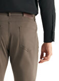 Ted Baker Normal Bel Slim Paça Slim Fit Haki Erkek Pantolon TBMRTR1016