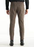 Ted Baker Normal Bel Slim Paça Slim Fit Haki Erkek Pantolon TBMRTR1016
